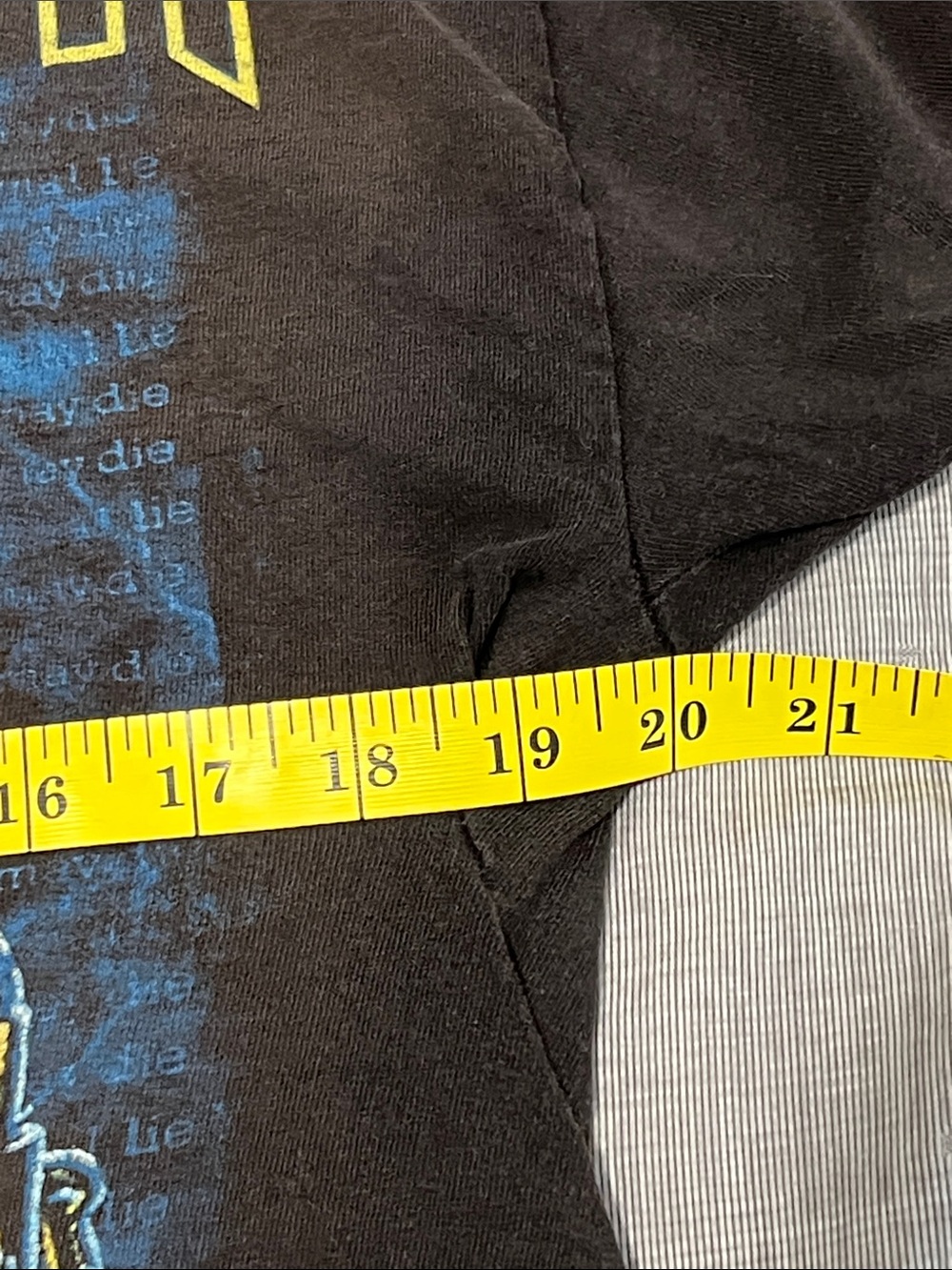 Hanes Iron Maiden- Live After Death Perfectly Distressed Graphic Tee - Picture 6 of 12